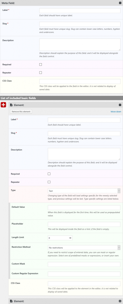 Custom Field Example