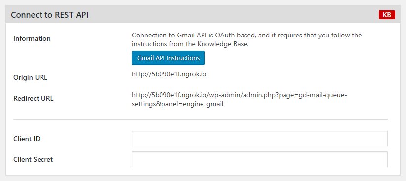 Plugin Settings